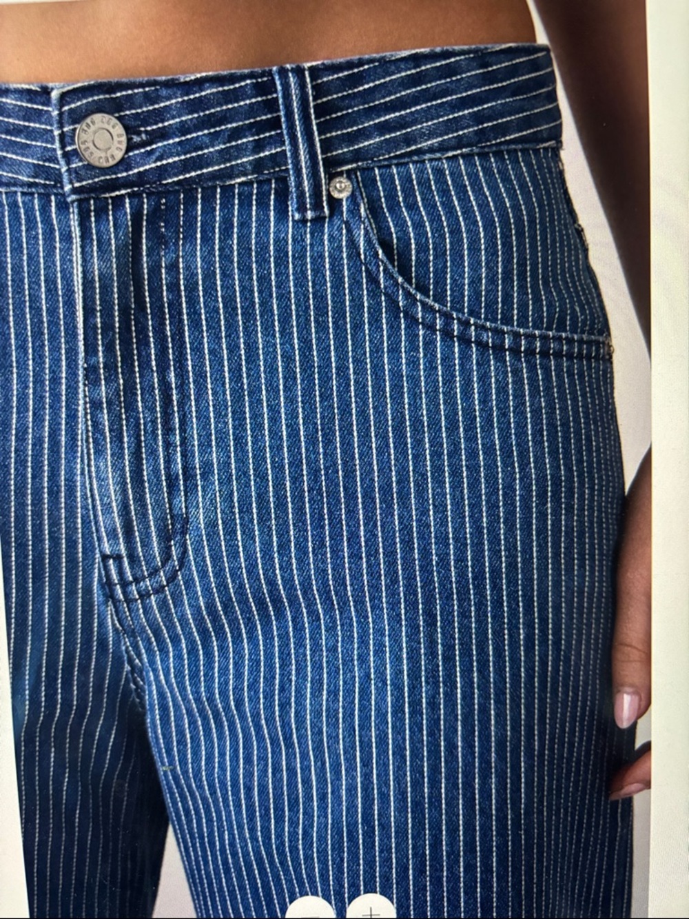 BDG Ozzy Pinstripe Loose Jean - Picture 5 of 6